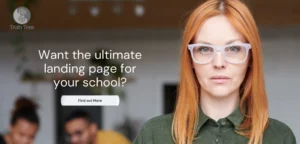 private school marketing landing page - Truth Tree