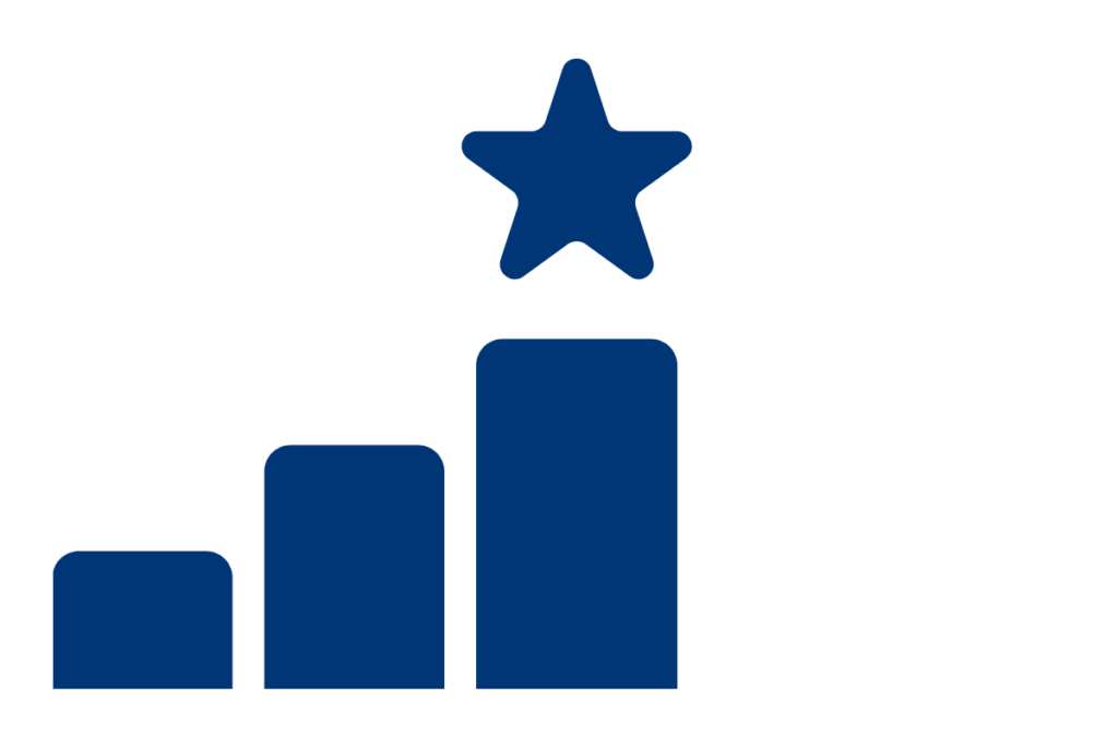Truth Tree Suggests School Ads Claim "Top" or "Best" for Huge Impact | Truth Tree Knows School Marketing | bar chart with star above tallest column
