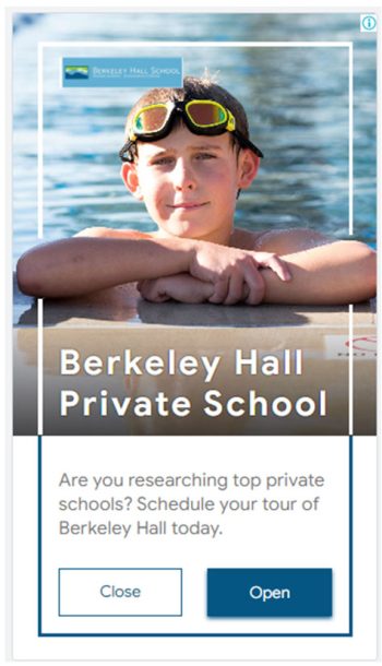 Berkeley Hall Ad